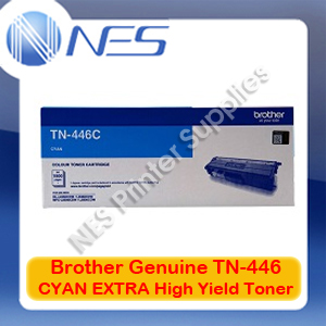 Brother Genuine TN-446C CYAN EXTRA High Yield Toner Cartridge for HL-L8360CDW/HL-L9310CDW/MFC-L8900CDW/MFC-L9570CDW (6.5K)